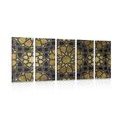 5-PIECE CANVAS PRINT ORIENTAL MOSAIC - ABSTRACT PICTURES - PICTURES