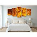 5-PIECE CANVAS PRINT ABSTRACT FOREST - ABSTRACT PICTURES{% if product.category.pathNames[0] != product.category.name %} - PICTURES{% endif %}
