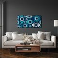 TABLEAU SUR TOILE – CERCLES HYPNOTIQUES ET YEUX - TABLEAUX PAR THÈME - TABLEAUX