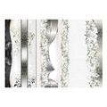 FOTOTAPET - PARADE OF ORCHIDS IN SHADES OF GRAY - TAPET ABSTRACT - TAPETURI
