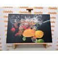 CANVAS PRINT FRUIT IN WATER - PICTURES OF FOOD AND DRINKS - PICTURES