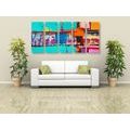 5-PIECE CANVAS PRINT ABSTRACT ARTWORK - ABSTRACT PICTURES - PICTURES