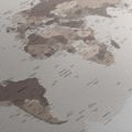 WANDBILD WELTKARTE IN BEIGE - BILDER - 🔥 TOTALAUSVERKAUF