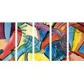 5-PIECE CANVAS PRINT ABSTRACT ART - ABSTRACT PICTURES - PICTURES