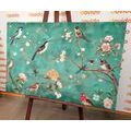 SLIKA VINTAGE PTICE NA GRANAMA - SLIKE PTICA - SLIKE