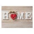 SELBSTKLEBENDE TAPETE MIT AUFSCHRIFT - HOME HEART - TAPETEN