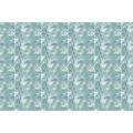 WALLPAPER MAGICAL LILY IN BLUE DESIGN - WALLPAPERS FLOWERS - WALLPAPERS