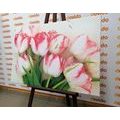 CANVAS PRINT SPRING TULIPS - PICTURES FLOWERS - PICTURES