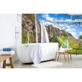 SELF ADHESIVE WALL MURAL SELJALANDSFOSS WATERFALL - SELF-ADHESIVE WALLPAPERS - WALLPAPERS