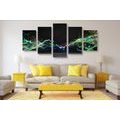 5-PIECE CANVAS PRINT MODERN ABSTRACTION - ABSTRACT PICTURES{% if product.category.pathNames[0] != product.category.name %} - PICTURES{% endif %}
