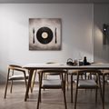 WANDBILD MUSIKTELLER MIT BESTECK - MUSIKBILDER - BILDER