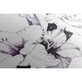 CANVAS PRINT ILLUSTRATION OF A BLOOMING GLADIOLUS - PICTURES FLOWERS - PICTURES