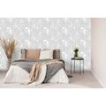 SELF ADHESIVE WALLPAPER MAGICAL LEAVES IN GRAY VERSION - SELF-ADHESIVE WALLPAPERS - WALLPAPERS