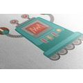 CANVAS PRINT FOR CHILDREN WHO LOVE ROBOTS - CHILDRENS PICTURES - PICTURES