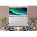 CANVAS PRINT NORTHERN LIGHTS IN THE SKY - PICTURES OF NATURE AND LANDSCAPE - PICTURES