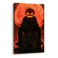 WANDBILD HALLOWEEN-SCHRECKEN UNTER ROTEM MOND - HALLOWEEN- UND HORROR-BILDER - BILDER