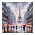WANDBILD PARISER ROMANZE - BILDER VON PARIS - BILDER