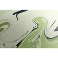 CANVAS PRINT ABSTRACT GREEN PATTERN - ABSTRACT PICTURES - PICTURES