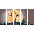 5-PIECE CANVAS PRINT SPOOKS OF THE NIGHT - STILL LIFE PICTURES{% if product.category.pathNames[0] != product.category.name %} - PICTURES{% endif %}