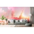 SELF ADHESIVE WALLPAPER ATMOSPHERE OF AUTUMN IN PINK - SELF-ADHESIVE WALLPAPERS - WALLPAPERS