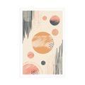 POSTER CERCURI ELEGANTE PEACH FUZZ - FORME ABSTRACTE - POSTERE