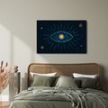 TABLEAU SUR TOILE – ŒIL MYSTIQUE DANS LES ÉTOILES - TABLEAUX PAR THÈME - TABLEAUX
