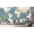 CARTA DA PARATI AUTOADESIVA – MAPPA DEL MONDO VINTAGE - CARTA DA PARATI - 🔥 SVENDITA TOTALE