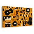 WANDBILD MUSIKALISCHE HARMONIE IN ABSTRAKTION - MUSIKBILDER - BILDER