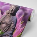 SELF ADHESIVE WALL MURAL PEACEFUL BUDDHA - SELF-ADHESIVE WALLPAPERS - WALLPAPERS