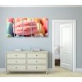 5-PIECE CANVAS PRINT COLORFUL MACARONS - PICTURES OF FOOD AND DRINKS{% if product.category.pathNames[0] != product.category.name %} - PICTURES{% endif %}
