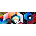 CANVAS PRINT FUTURISTIC GEOMETRY - ABSTRACT PICTURES{% if product.category.pathNames[0] != product.category.name %} - PICTURES{% endif %}