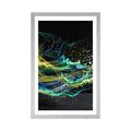POSTER WITH MOUNT MODERN COLORFUL ABSTRACTION - ABSTRACT AND PATTERNED - POSTERS