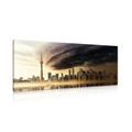 CANVAS PRINT CLOUDS OVER THE CITY - PICTURES OF CITIES - PICTURES