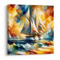OBRAZ BAREVNÁ MOŘSKÁ PLAVBA - OBRAZY MOŘE A PLÁŽ - OBRAZY
