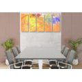 5-PIECE CANVAS PRINT INTERESTING SYMPHONY OF COLORS - ABSTRACT PICTURES{% if product.category.pathNames[0] != product.category.name %} - PICTURES{% endif %}