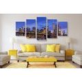 TABLEAU EN 5 PARTIES – PONT ENCHANTEUR À BROOKLYN - TABLEAUX DE LA VILLE - TABLEAUX