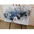 CANVAS PRINT HISTORIC RETRO CAR - VINTAGE AND RETRO PICTURES - PICTURES