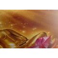 CANVAS PRINT GOLDEN BUDDHA - PICTURES FENG SHUI - PICTURES