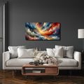 OBRAZ BOUŘLIVÉ NEBE V BARVÁCH - OBRAZY ABSTRAKTNÍ TVARY - OBRAZY