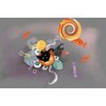 SELF ADHESIVE WALLPAPER HALLOWEEN SWEETS - SELF-ADHESIVE WALLPAPERS - WALLPAPERS