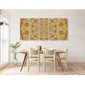 5-PIECE CANVAS PRINT ORNAMENTAL MANDALA WITH LACE - PICTURES FENG SHUI - PICTURES