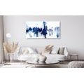 CANVAS PRINT SILHOUETTES OF BUSINESSMEN - PICTURES OF PEOPLE - PICTURES