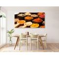 CANVAS PRINT SPICES AND HERBS - PICTURES OF FOOD AND DRINKS - PICTURES