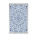 POSTER DETAILED DECORATIVE MANDALA IN BLUE COLOR - FENG SHUI - POSTERS