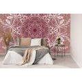 SELF ADHESIVE WALLPAPER PINK ROSETTE - SELF-ADHESIVE WALLPAPERS - WALLPAPERS