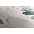 IMPRESSION SUR TOILE PLANTES BOHO EN CERCLE - IMPRESSIONS SUR TOILE ARBRES ET FEUILLES - IMPRESSION SUR TOILE