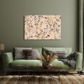 WANDBILD ZARTE BLUMEN-AQUARELLE - BILDER BLUMEN - BILDER