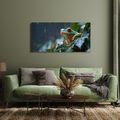 WANDBILD BUNTER FROSCH IM TROPENREGEN - BILDER TIERE - BILDER