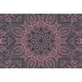 WALLPAPER MANDALA WITH AN INDIAN TOUCH IN PINK - WALLPAPERS FENG SHUI - WALLPAPERS