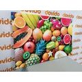 CANVAS PRINT TROPICAL FRUIT - PICTURES OF FOOD AND DRINKS - PICTURES